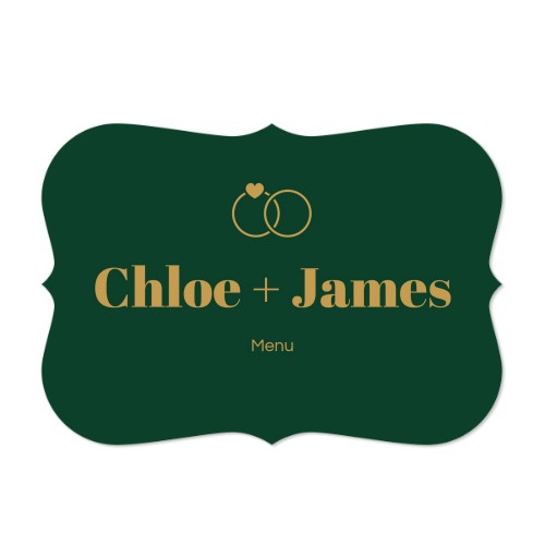 Faire-part 1 volet Accolades paysage 14,3 x 10 cm Faire-part 1 volet Accolades paysage 14,3 x 10 cm