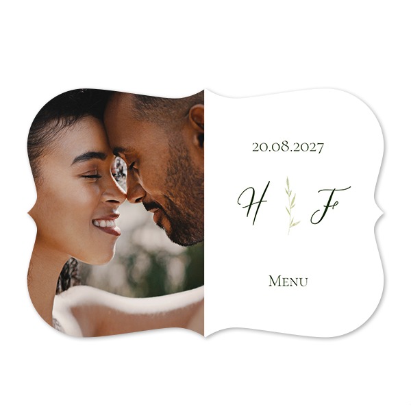 Fotokaart accolade liggend 14,3 x 10 cm