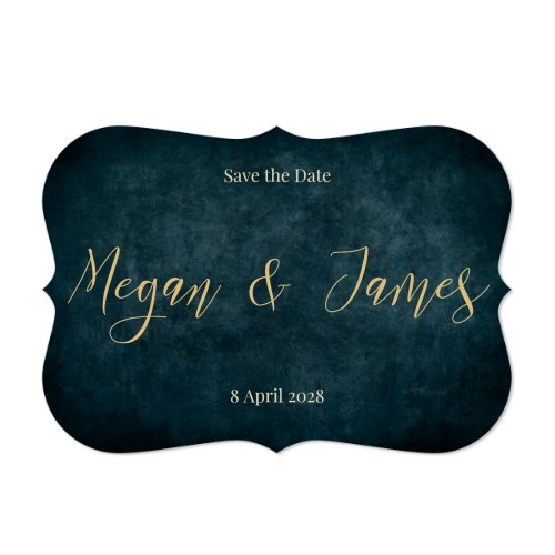 Single card with brackets Landscape 14,3 x 10 cm