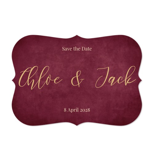 Single card with brackets Landscape 14,3 x 10 cm