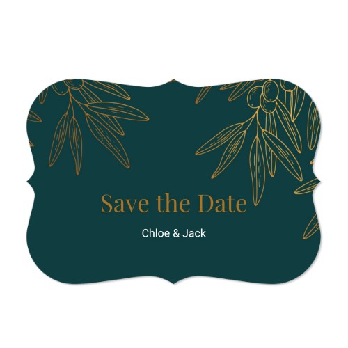 Faire-part 1 volet Accolades paysage 14,3 x 10 cm Faire-part 1 volet Accolades paysage 14,3 x 10 cm