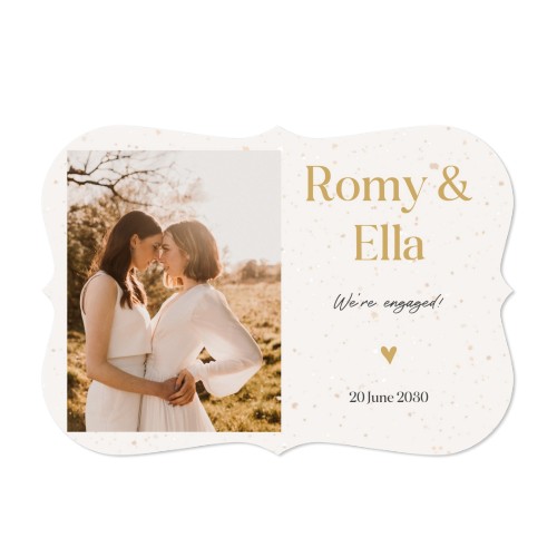 Fotokaart accolade liggend 14,3 x 10 cm Fotokaart accolade liggend 14,3 x 10 cm