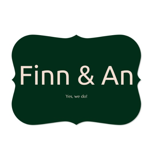 Single card with brackets Landscape 14,3 x 10 cm