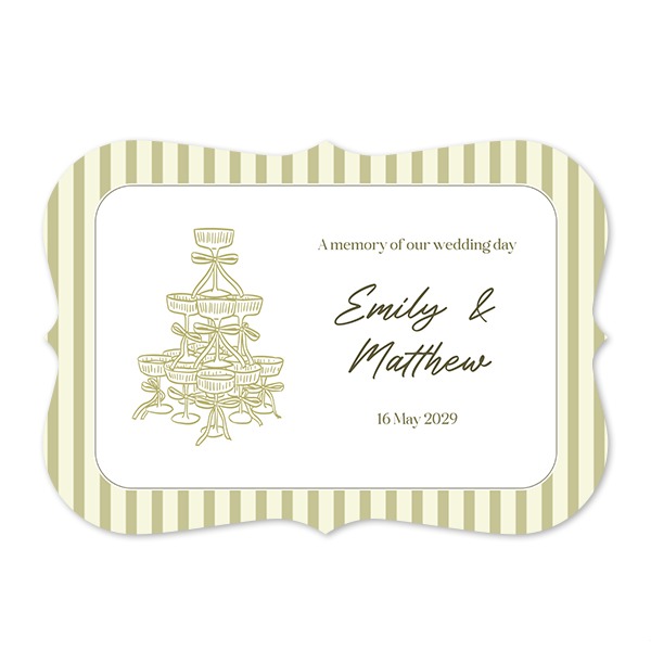 Enkle Fotokort med spisse kanter Liggende 14,3 x 10 cm Enkle Fotokort med spisse kanter Liggende 14,3 x 10 cm