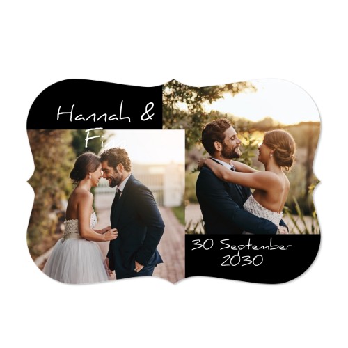 Fotokaart accolade liggend 14,3 x 10 cm Fotokaart accolade liggend 14,3 x 10 cm