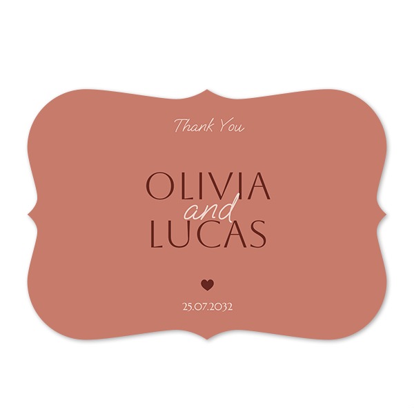 Faire-part 1 volet Accolades paysage 14,3 x 10 cm Faire-part 1 volet Accolades paysage 14,3 x 10 cm