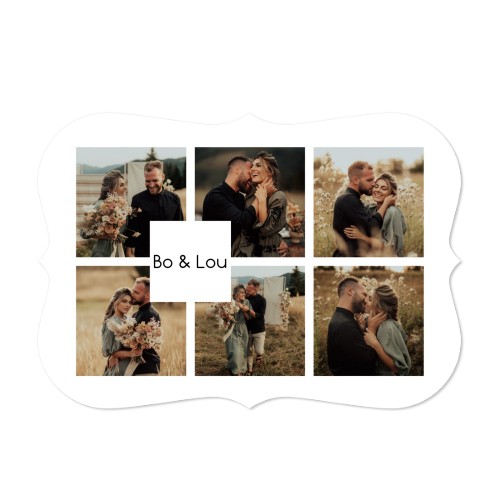 Faire-part 1 volet Accolades paysage 14,3 x 10 cm Faire-part 1 volet Accolades paysage 14,3 x 10 cm