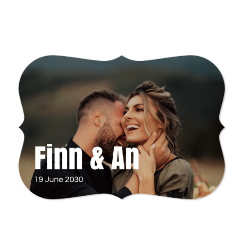 Faire-part 1 volet Accolades paysage 14,3 x 10 cm Faire-part 1 volet Accolades paysage 14,3 x 10 cm