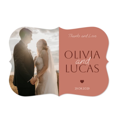 Faire-part 1 volet Accolades paysage 14,3 x 10 cm Faire-part 1 volet Accolades paysage 14,3 x 10 cm