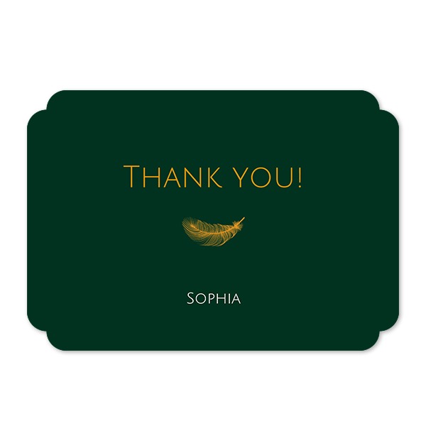 Enkle Fotokort dobbelt afrunding landskap 14,3 x 10 cm