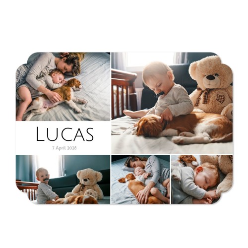 Single Card Double Rounded Horizontal 14,3 x 10 cm