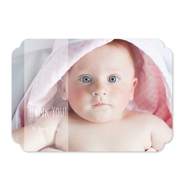 Single Card Double Rounded Horizontal 14,3 x 10 cm