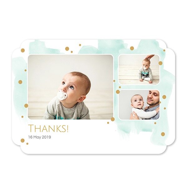 Single Card Double Rounded Horizontal 14,3 x 10 cm