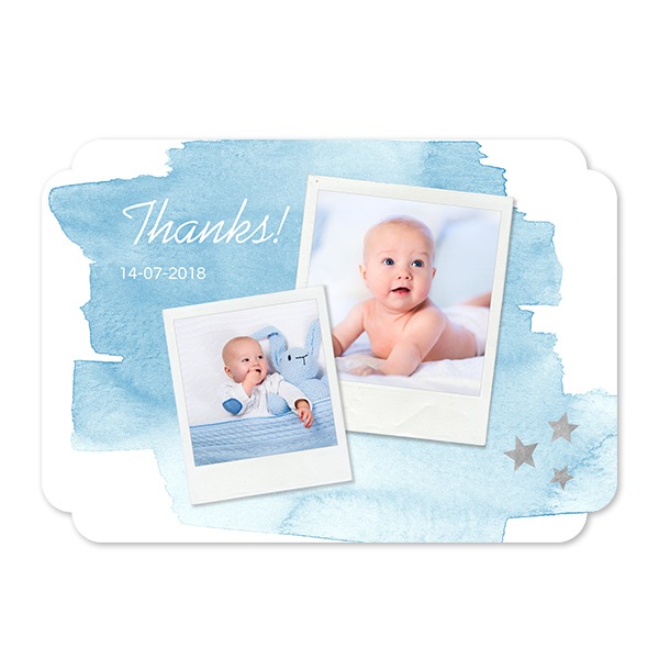 Single Card Double Rounded Horizontal 14,3 x 10 cm