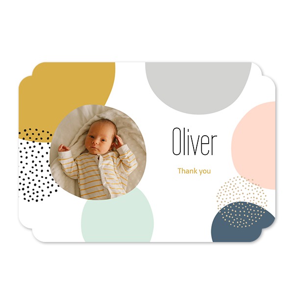 Single Card Double Rounded Horizontal 14,3 x 10 cm