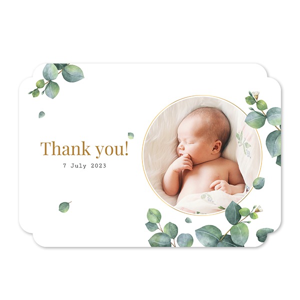 Single Card Double Rounded Horizontal 14,3 x 10 cm