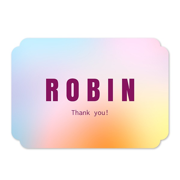 Single Card Double Rounded Horizontal 14,3 x 10 cm Single Card Double Rounded Horizontal 14,3 x 10 cm