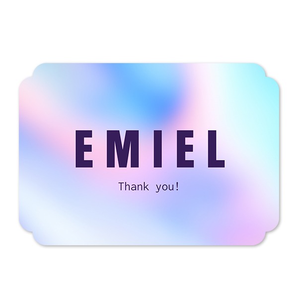 Single Card Double Rounded Horizontal 14,3 x 10 cm Single Card Double Rounded Horizontal 14,3 x 10 cm