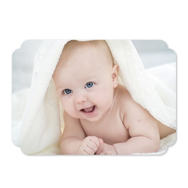 Grusskarte - Runde Ecken Querformat 14,3 x 10 cm