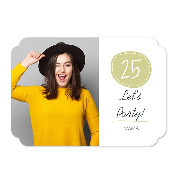 Faire-part 1 volet Bords nuage paysage 14,3 x 10 cm Faire-part 1 volet Bords nuage paysage 14,3 x 10 cm