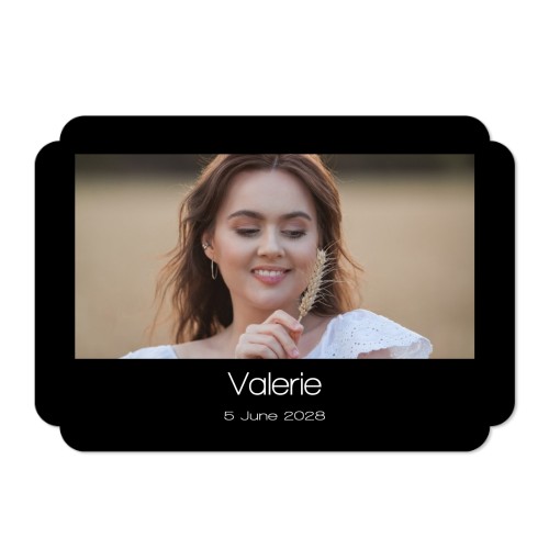 Single Card Double Rounded Horizontal 14,3 x 10 cm