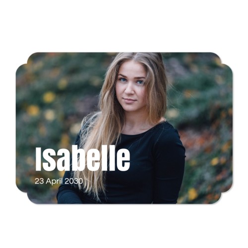 Single Card Double Rounded Horizontal 14,3 x 10 cm
