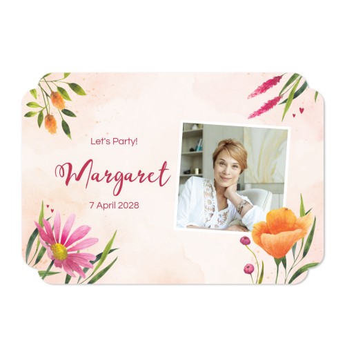 Single Card Double Rounded Horizontal 14,3 x 10 cm