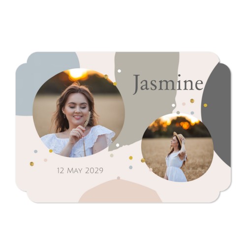 Single Card Double Rounded Horizontal 14,3 x 10 cm