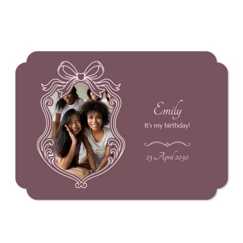 Single Card Double Rounded Horizontal 14,3 x 10 cm
