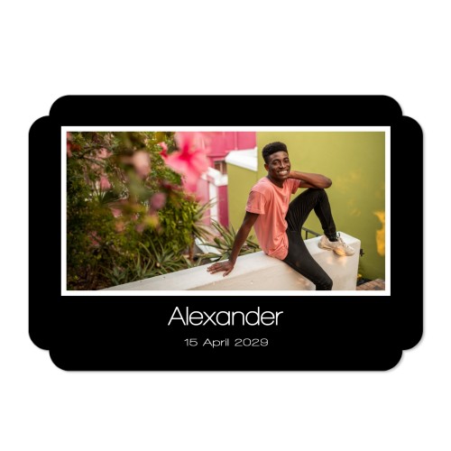 Single Card Double Rounded Horizontal 14,3 x 10 cm