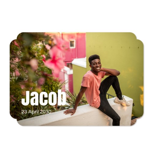 Klassinen Kuvakortti pilven muotoinen vaaka 14,3 x 10 cm