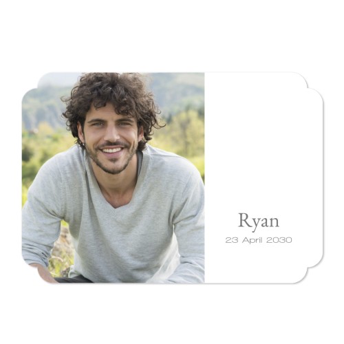 Faire-part 1 volet Bords nuage paysage 14,3 x 10 cm Faire-part 1 volet Bords nuage paysage 14,3 x 10 cm