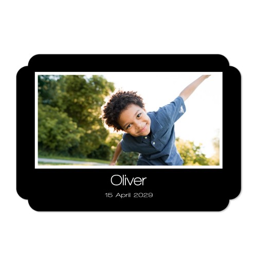 Grusskarte - Runde Ecken Querformat 14,3 x 10 cm