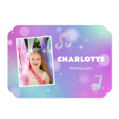 Single Card Double Rounded Horizontal 14,3 x 10 cm