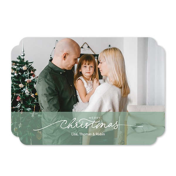 Single Card Double Rounded Horizontal 14,3 x 10 cm