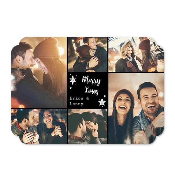 Single Card Double Rounded Horizontal 14,3 x 10 cm