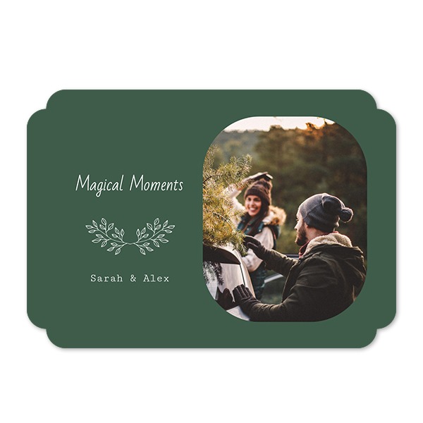 Faire-part 1 volet Bords nuage paysage 14,3 x 10 cm Faire-part 1 volet Bords nuage paysage 14,3 x 10 cm