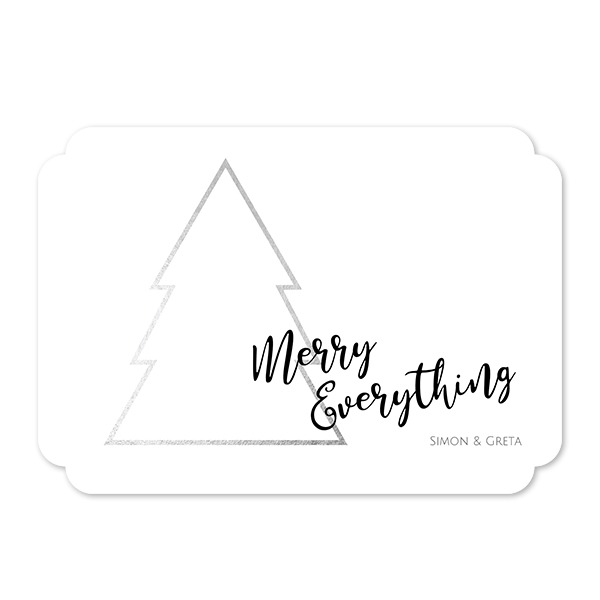 Sparkling Xmas Tree - Text Only