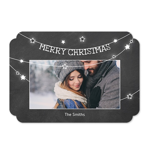 Grusskarte - Runde Ecken Querformat 14,3 x 10 cm