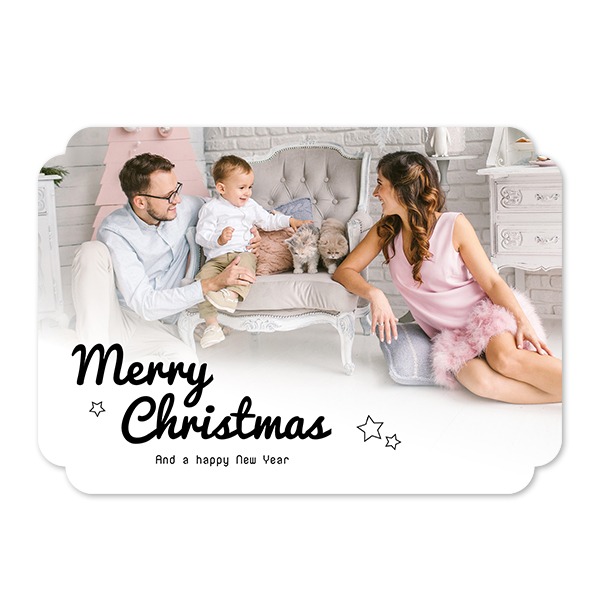 Grusskarte - Runde Ecken Querformat 14,3 x 10 cm Grusskarte - Runde Ecken Querformat 14,3 x 10 cm