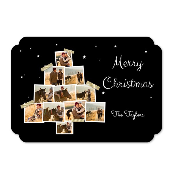 Grusskarte - Runde Ecken Querformat 14,3 x 10 cm