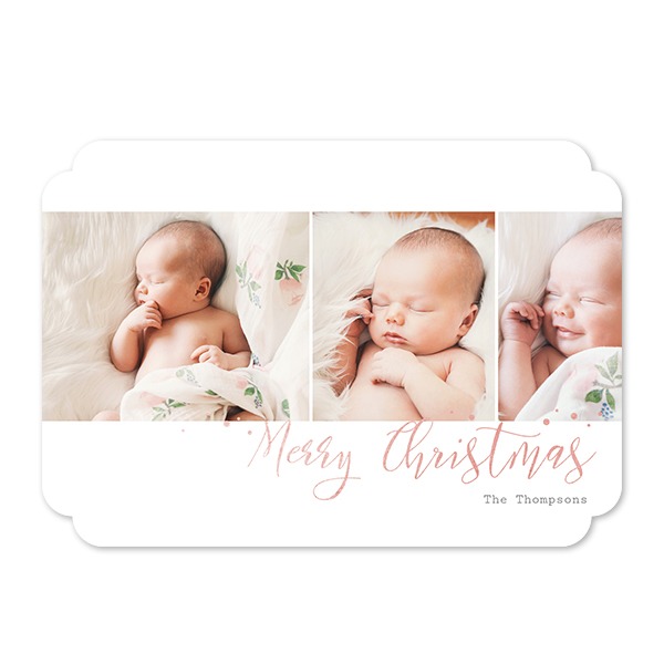 Faire-part 1 volet Bords nuage paysage 14,3 x 10 cm