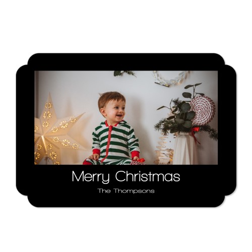 Grusskarte - Runde Ecken Querformat 14,3 x 10 cm