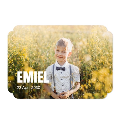 Single Card Double Rounded Horizontal 14,3 x 10 cm