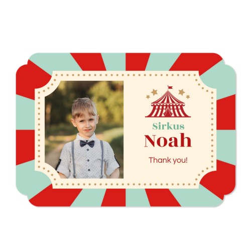 Enkle Fotokort dobbel avrunding liggende 14,3 x 10 cm