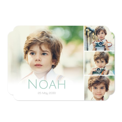 Single Card Double Rounded Horizontal 14,3 x 10 cm