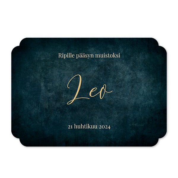 Klassinen Kuvakortti pilven muotoinen vaaka 14,3 x 10 cm