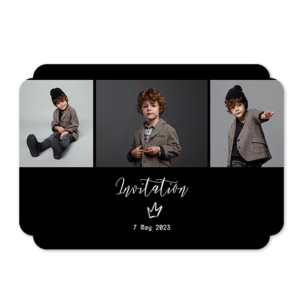 Single Card Double Rounded Horizontal 14,3 x 10 cm