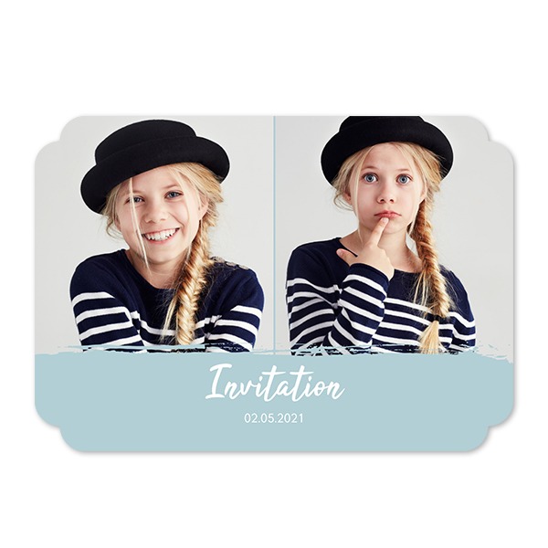 Single Card Double Rounded Horizontal 14,3 x 10 cm