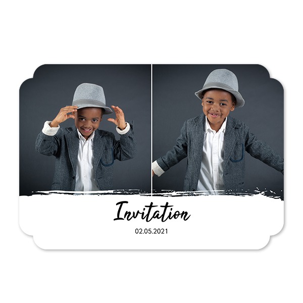 Single Card Double Rounded Horizontal 14,3 x 10 cm Single Card Double Rounded Horizontal 14,3 x 10 cm